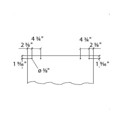 Sliding door hardware Skater, wood