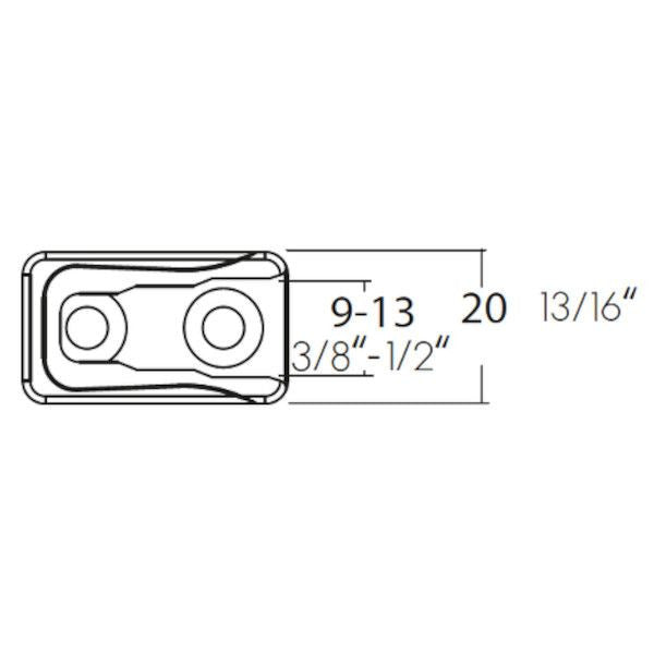 Stopper for sliding glass doors