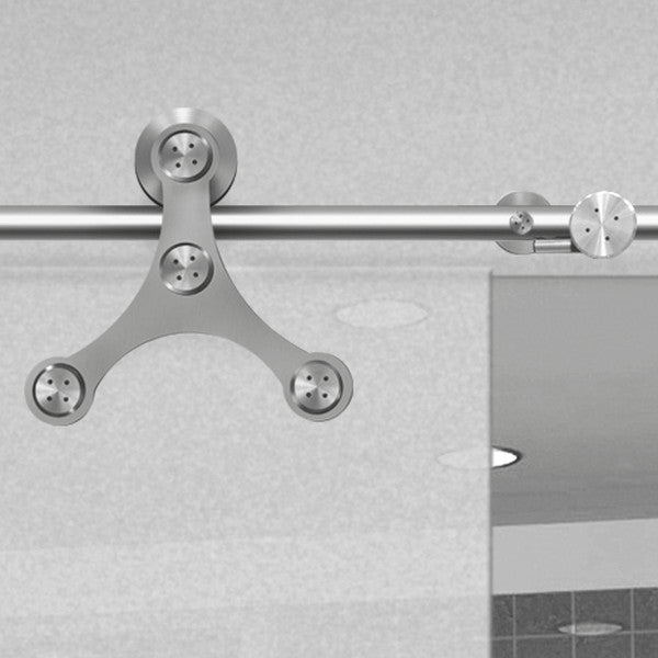 Sliding door hardware Tritec, glass