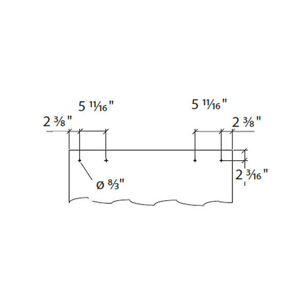 Sliding door hardware Tritec, wood