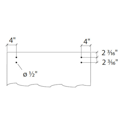 Sliding door hardware Unotec Home, glass